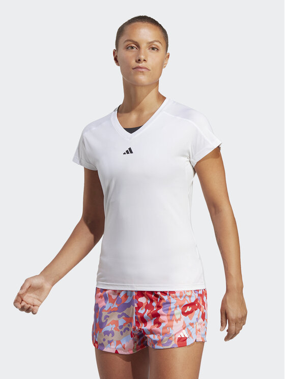 adidas Koszulka techniczna Train Essentials HR7878 Biały Slim Fit