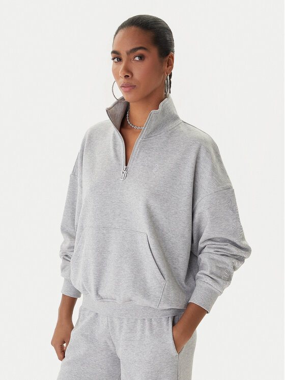 Juicy Couture Bluza Castella JCWAS225319 Szary Oversize