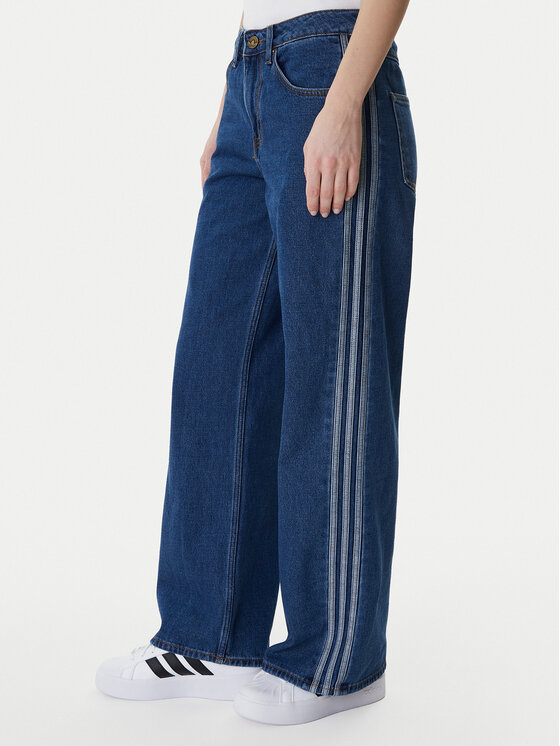 adidas Jeansy Firebird KD2935 Niebieski Regular Fit