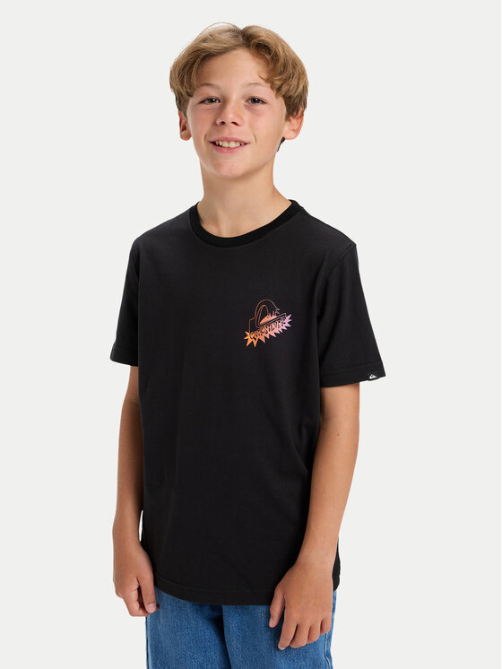 Quiksilver T-Shirt Ev Star Ride EQBZT04900 Czarny Regular Fit