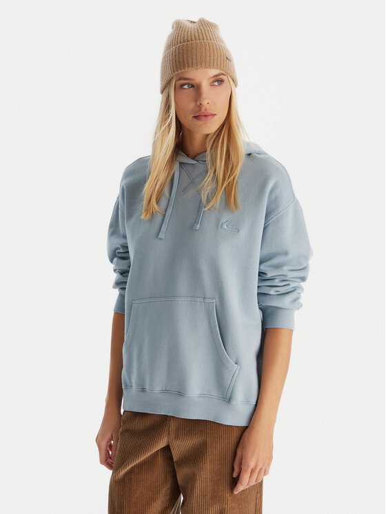 Quiksilver Bluza EQWFT03191 Niebieski Oversize