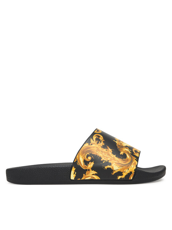 Versace Jeans Couture Klapki 80VA3SQ3 ZS365 G89 Czarny