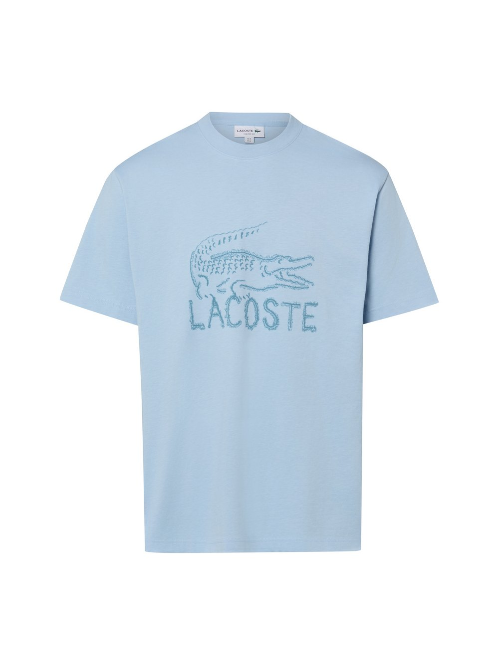 Lacoste Koszulka męska Mężczyźni Bawełna niebieski, 3