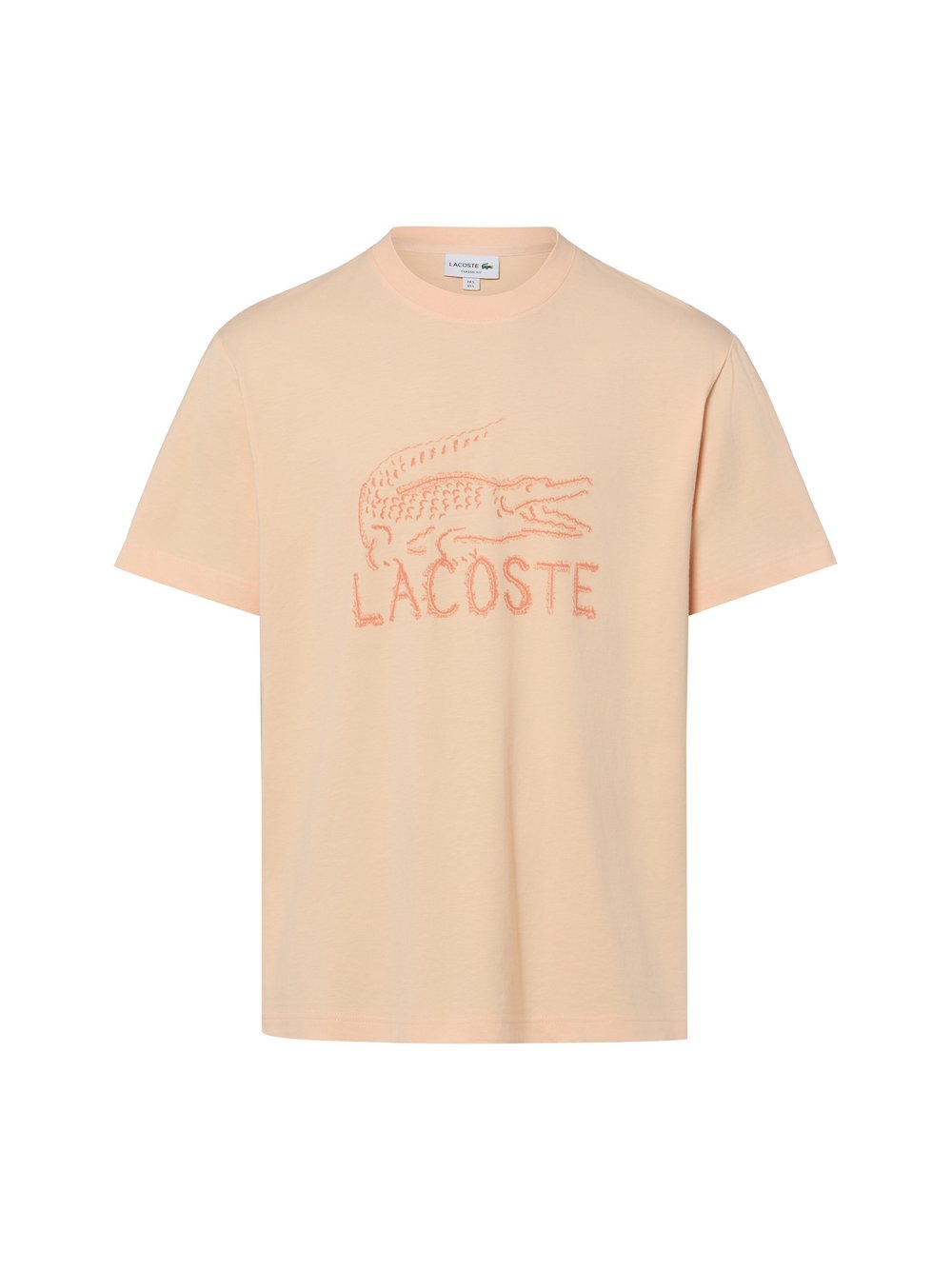 Lacoste Koszulka męska Mężczyźni Bawełna pomarańczowy, 3