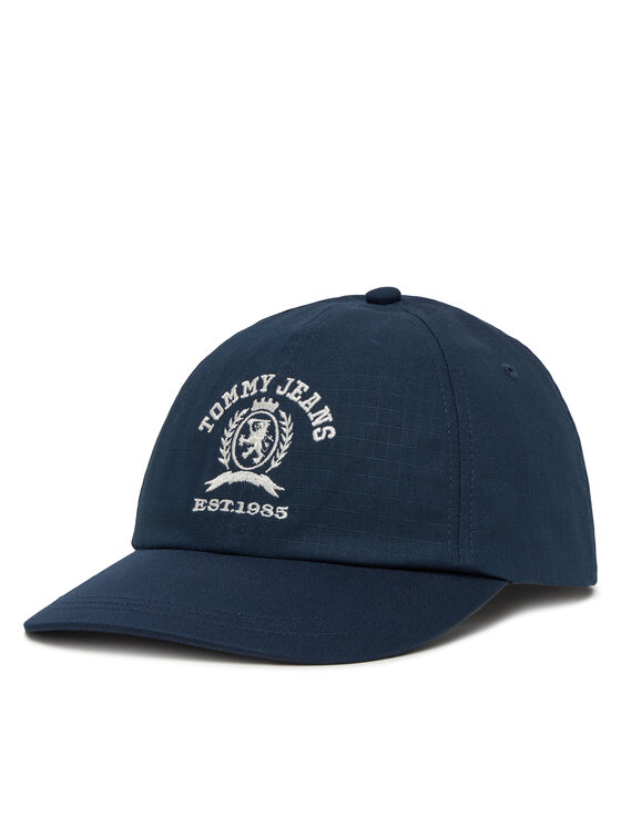 Tommy Jeans Czapka z daszkiem Tjm Crest Cap AM0AM13286 Granatowy