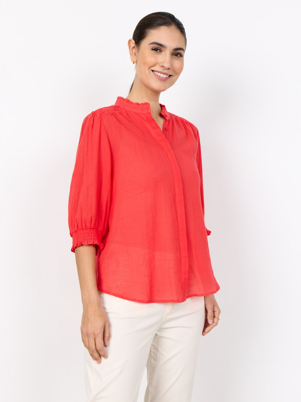 soyaconcept® Bluzka damska - SC-Fabiana Kobiety Bawełna (100%) czerwony, XXL