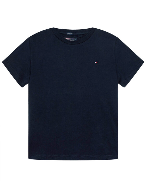 Tommy Hilfiger T-Shirt KB0KB04140 D Granatowy Regular Fit
