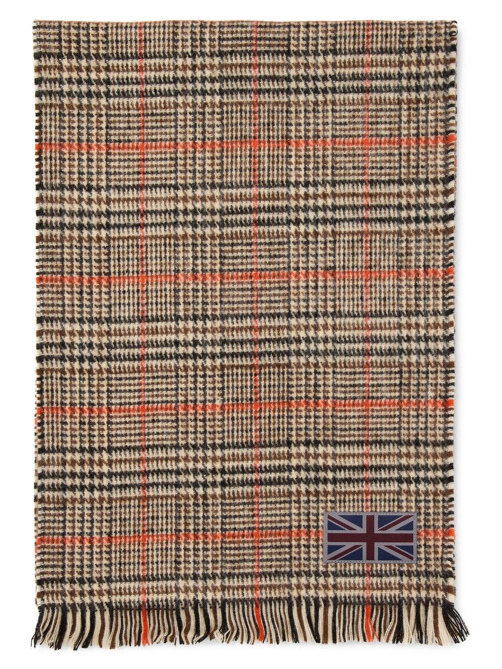 Finshley & Harding London Szalik męski Mężczyźni Sztuczne włókno brązowy, ONE SIZE