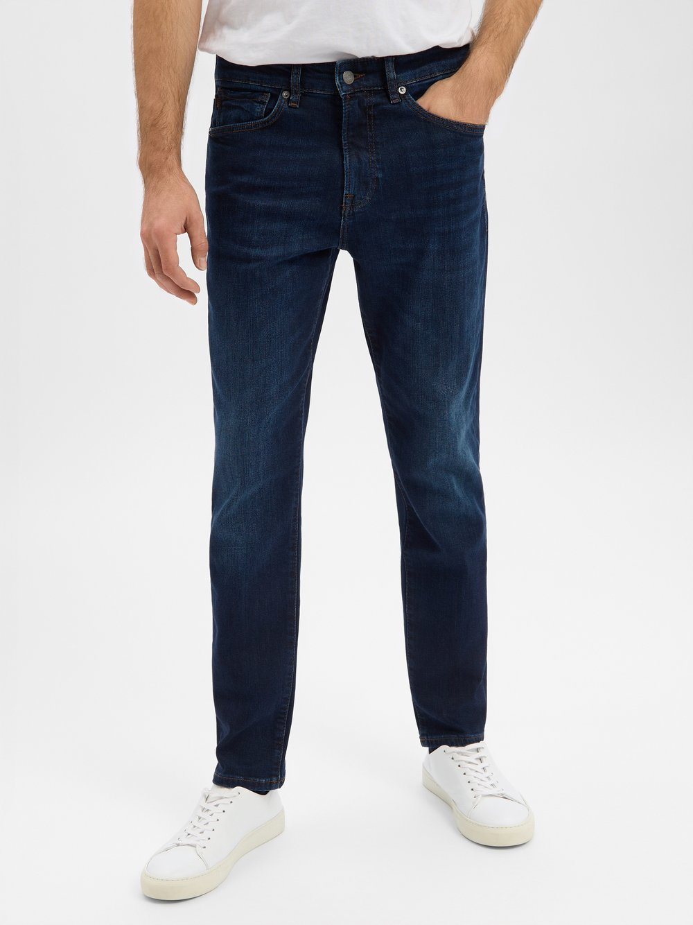 BOSS Orange Dżinsy slim tapered fit - Onyx Mężczyźni Bawełna niebieski, 32-30