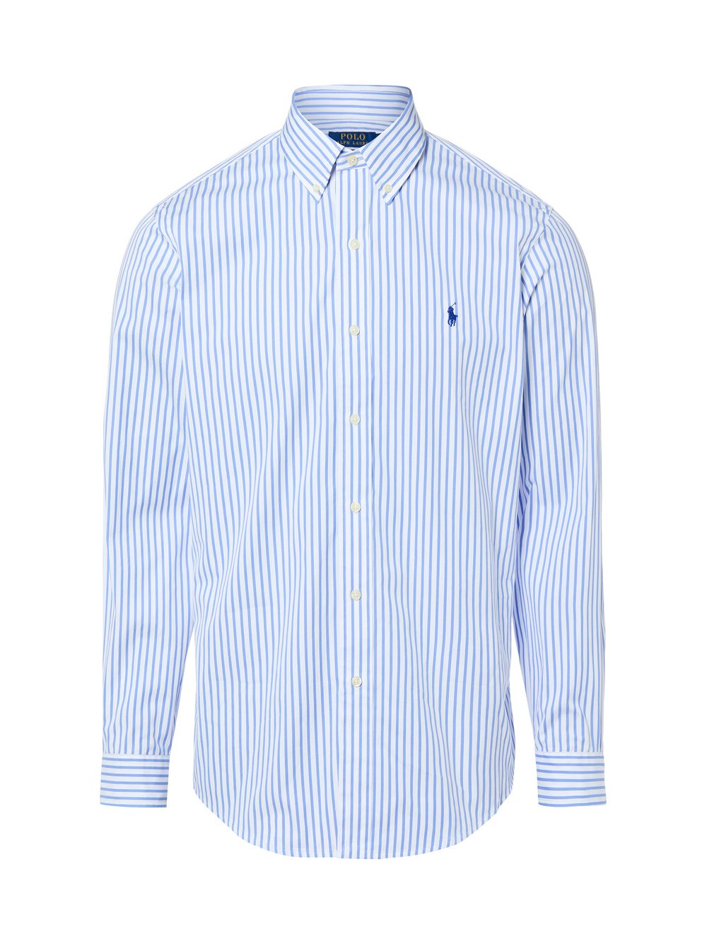 Polo Ralph Lauren Męska koszula casualowa - Custom Fit Mężczyźni Regular Fit Bawełna niebieski|biały, M