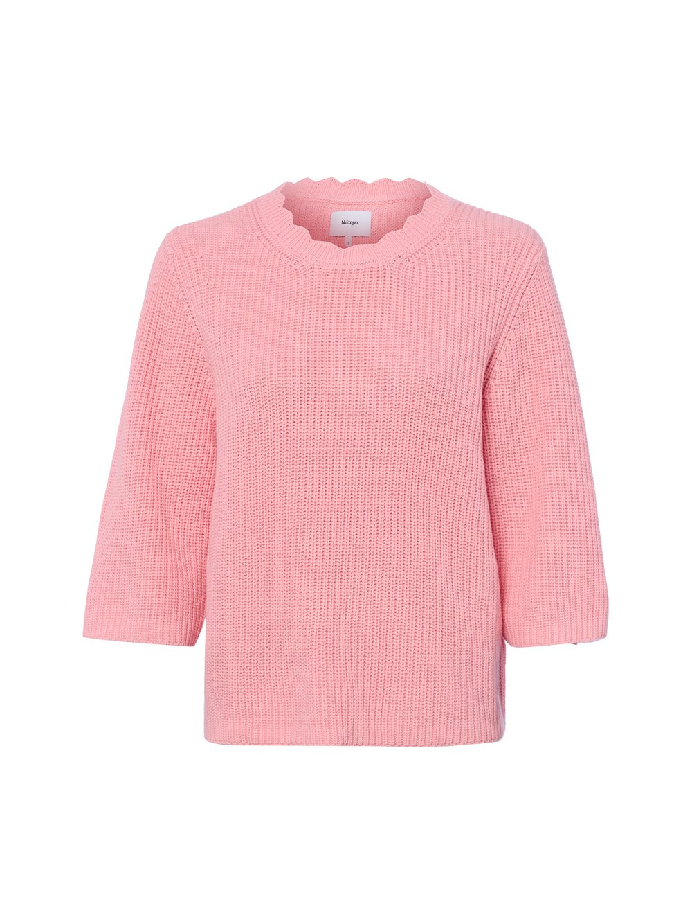 Nümph Sweter damski - Numarley Kobiety Bawełna różowy, L