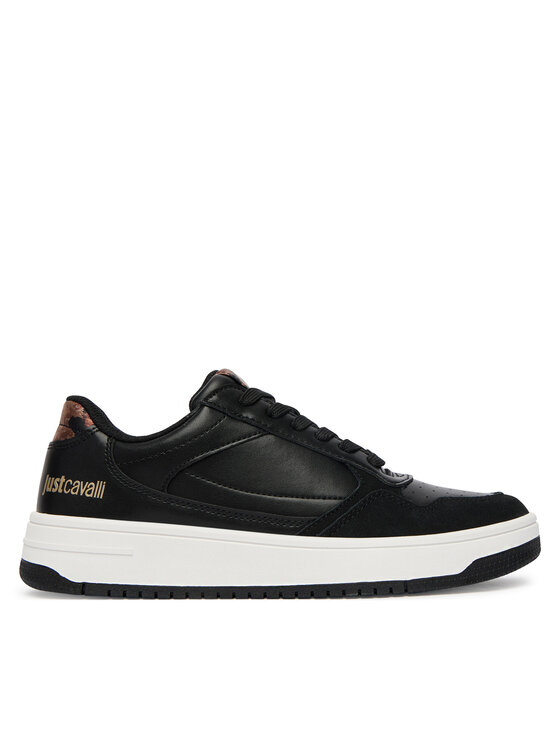 Just Cavalli Sneakersy 80RA3SM3 ZPC06 Czarny