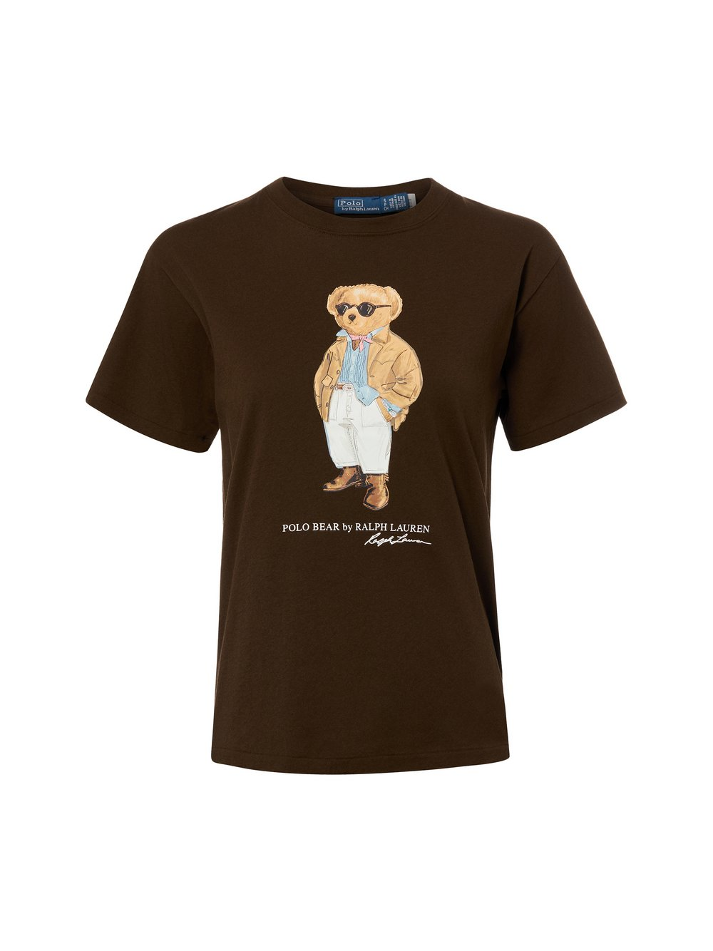 Polo Ralph Lauren Koszulka damska Kobiety Bawełna brązowy, M