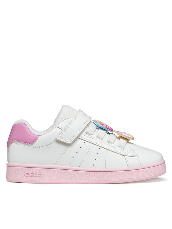 Geox Sneakersy J Eclyper Girl J65LRF 000BC C1364 S Biały