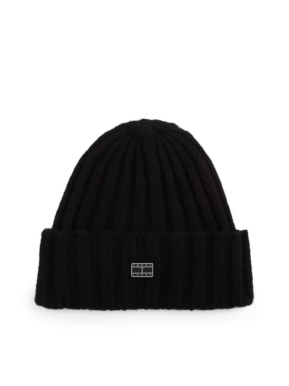 Tommy Jeans Damska czapka wełniana Kobiety Wełna czarny, ONE SIZE