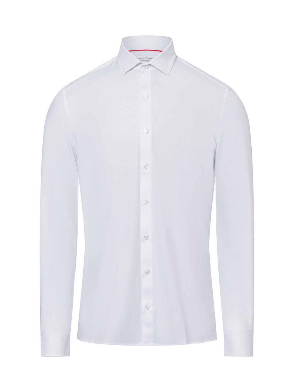 Finshley & Harding Męska koszula biznesowa Mężczyźni Slim Fit Bawełna biały, 36