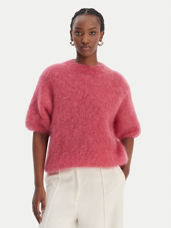 Dixie Sweter M277Y101A Różowy Relaxed Fit