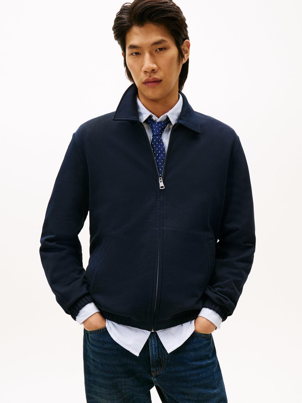 Tommy Hilfiger Damska kurtka dresowa Kobiety Bawełna niebieski, S