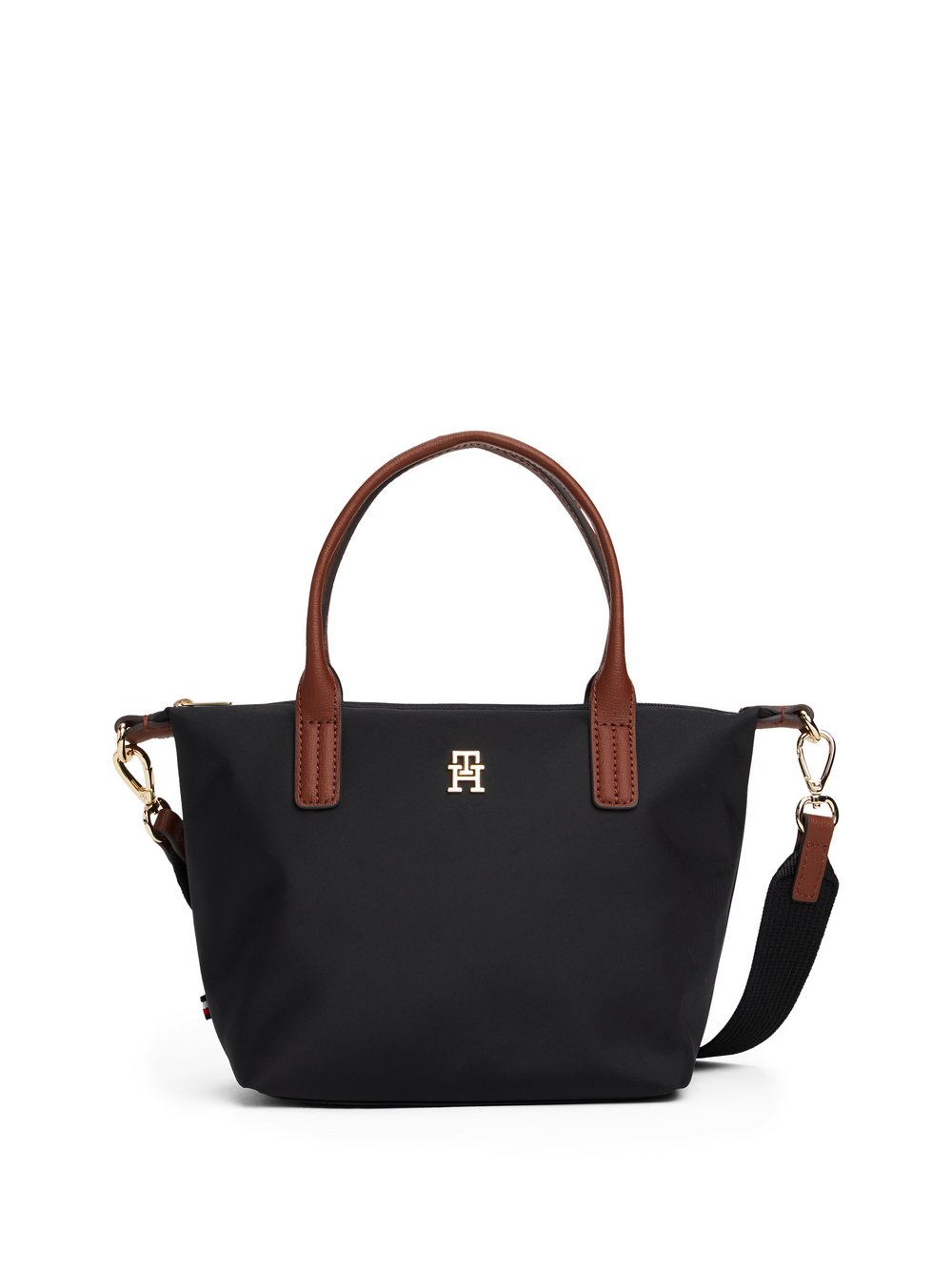 Tommy Hilfiger Damska torba na ramię Kobiety Sztuczne włókno czarny, ONE SIZE