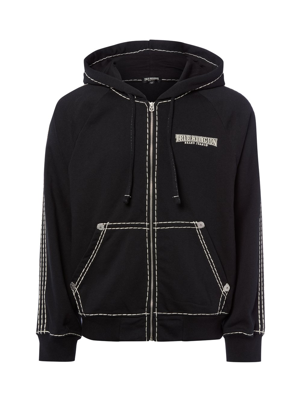 True Religion Bluza męska Mężczyźni Bawełna czarny, L