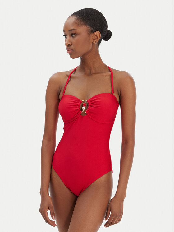 Seafolly Strój kąpielowy Palermo 11180-217 Czerwony