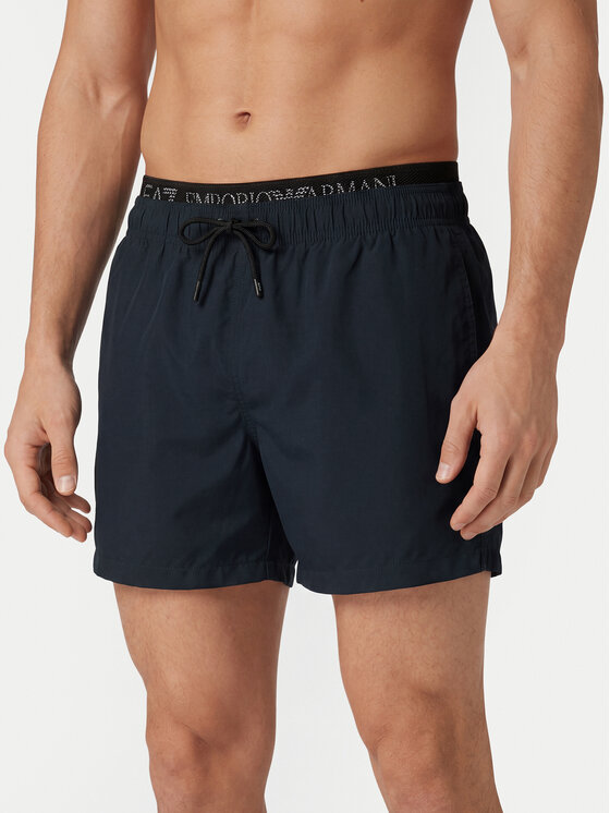 EA7 Emporio Armani Szorty kąpielowe 7M001689 AF21074 UB102 Granatowy Regular Fit