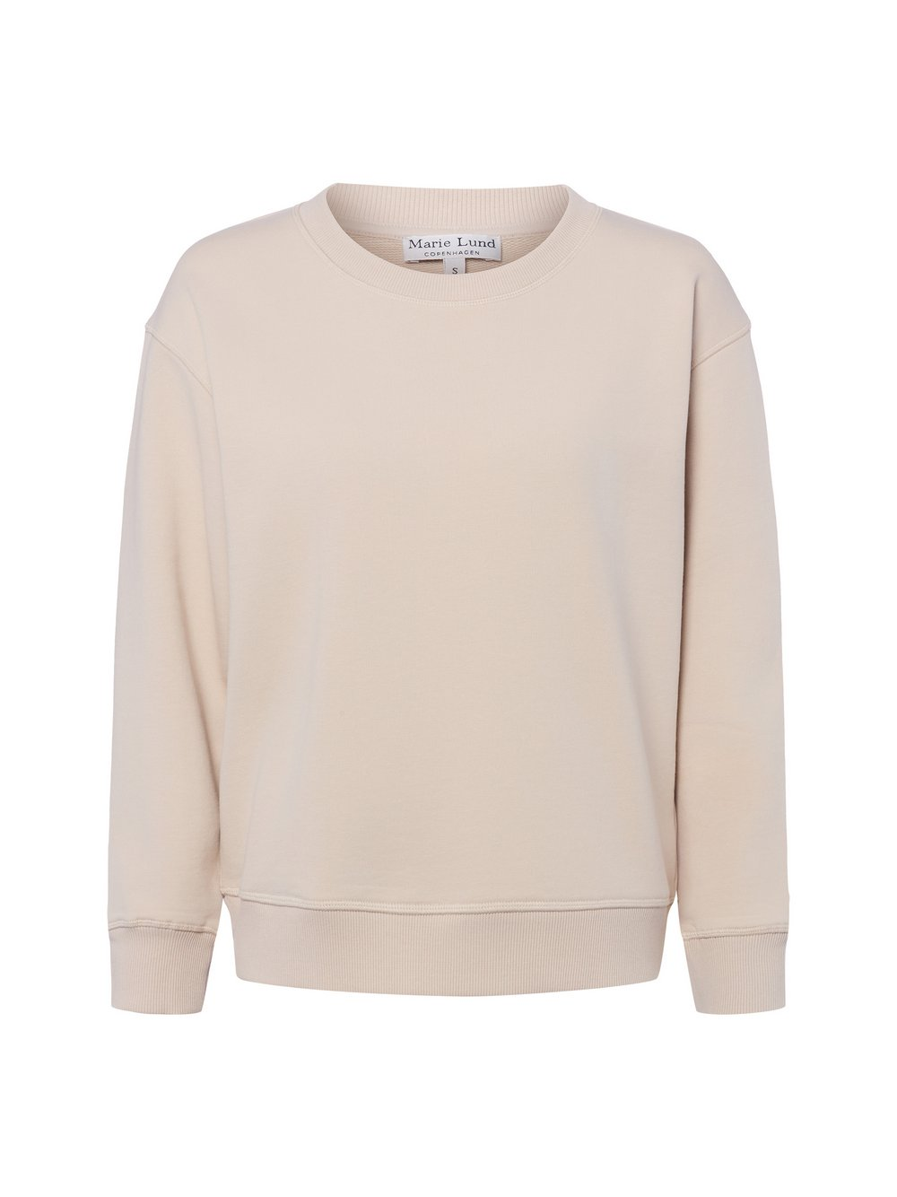 Marie Lund Bluza damska Kobiety Bawełna beżowy, XS