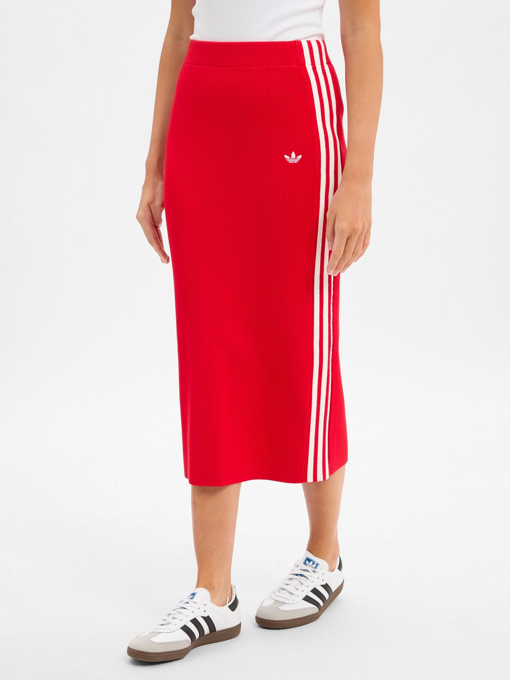 adidas Originals Damska spódnica z dzianiny Kobiety czerwony, S