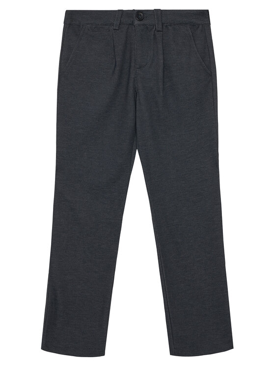 Guess Spodnie materiałowe L6RB08 KCL30 Granatowy Regular Fit