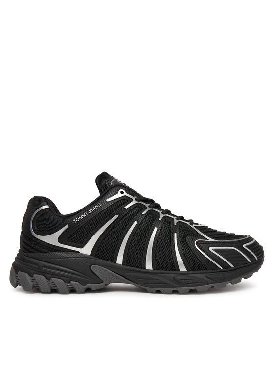 Tommy Jeans Sneakersy Tjm Outdoor Runner Tech. EM0EM01640 Czarny