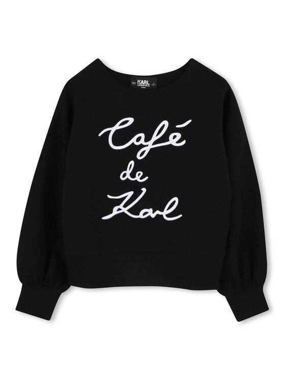 Karl Lagerfeld Kids Bluza Z30473 D Czarny Regular Fit