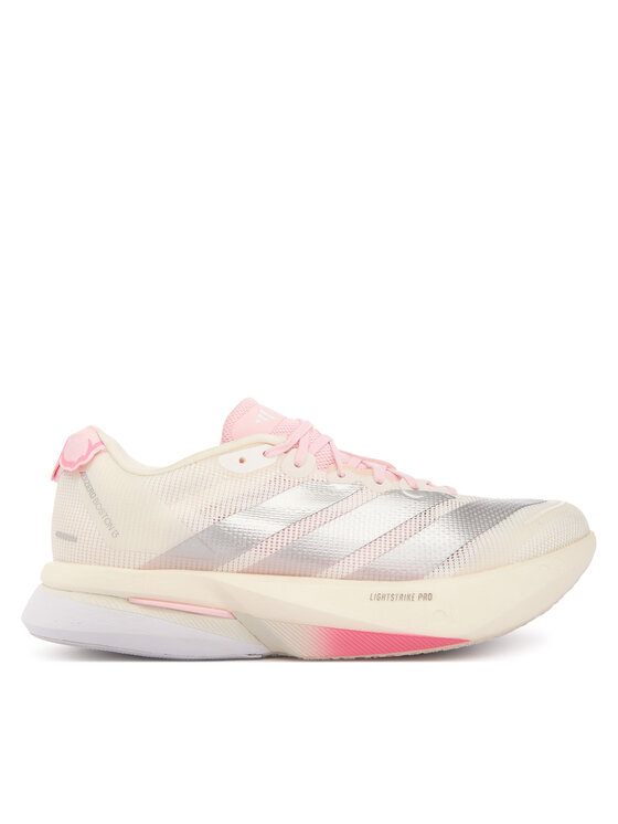 adidas Buty do biegania adizero Boston 13 JQ9667 Écru