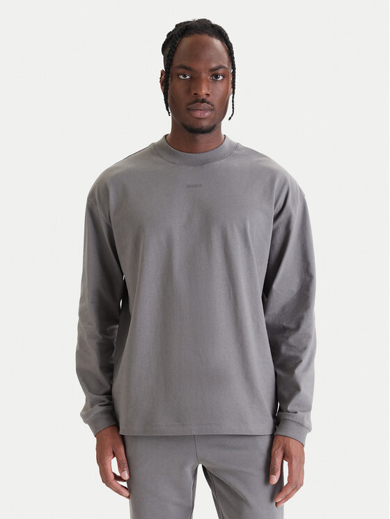 HUGO Bluza Daposo 50511029 Szary Relaxed Fit