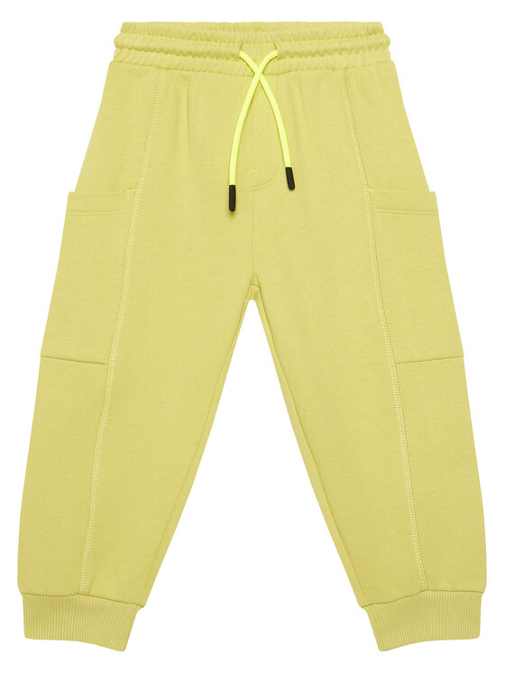 United Colors Of Benetton Spodnie dresowe 33NVGF052 Zielony Regular Fit