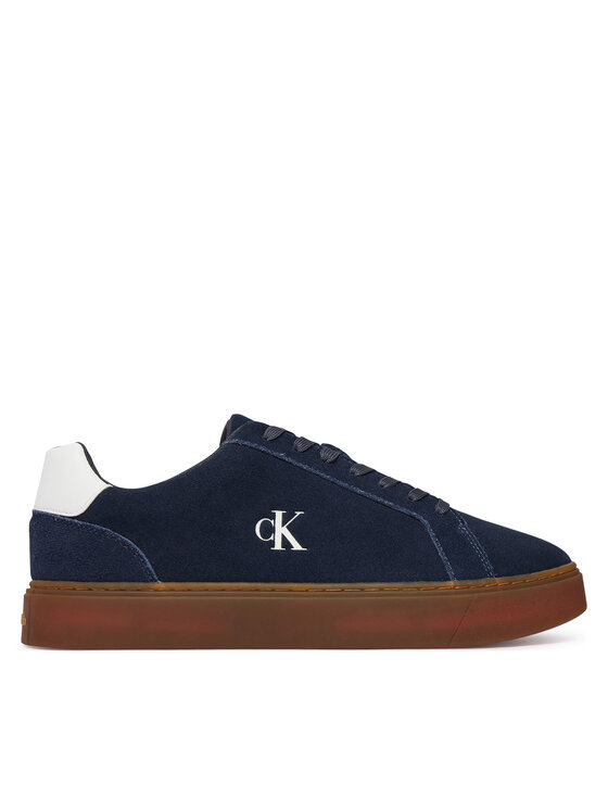 Calvin Klein Sneakersy Classic Cupsole Laceup Su YM0YM01434 Granatowy