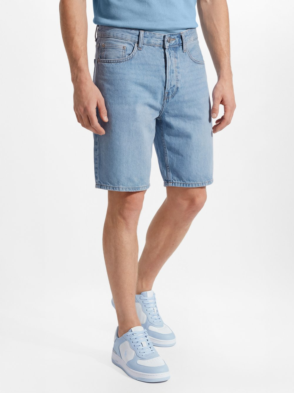 Only&Sons Męskie spodenki jeansowe - ONSEdge Mężczyźni Bawełna (100%) niebieski, M