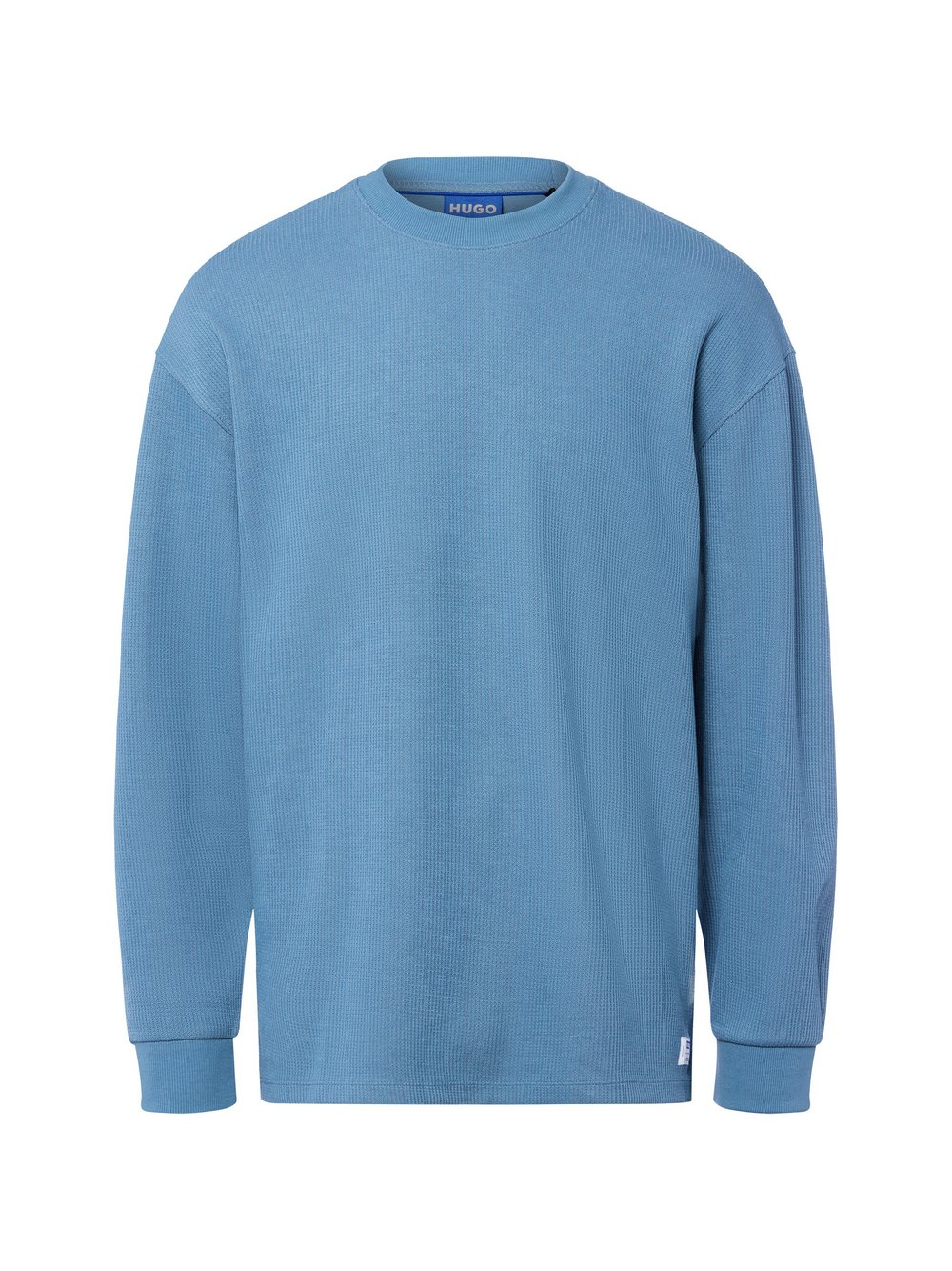 HUGO BLUE Bluza męska - Nuwolo Mężczyźni niebieski, XL