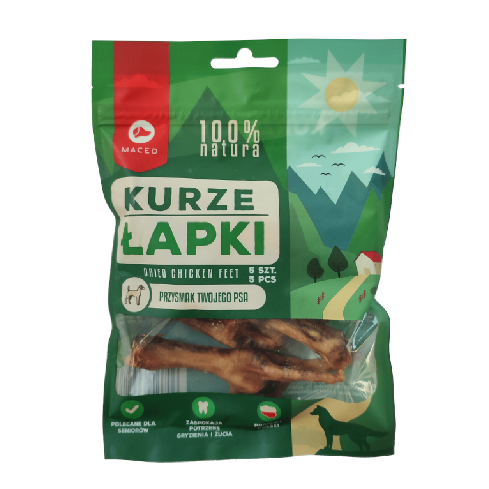 Maced Natural kurze łapki - 3 x 5 sztuk (225 g) miniaturka