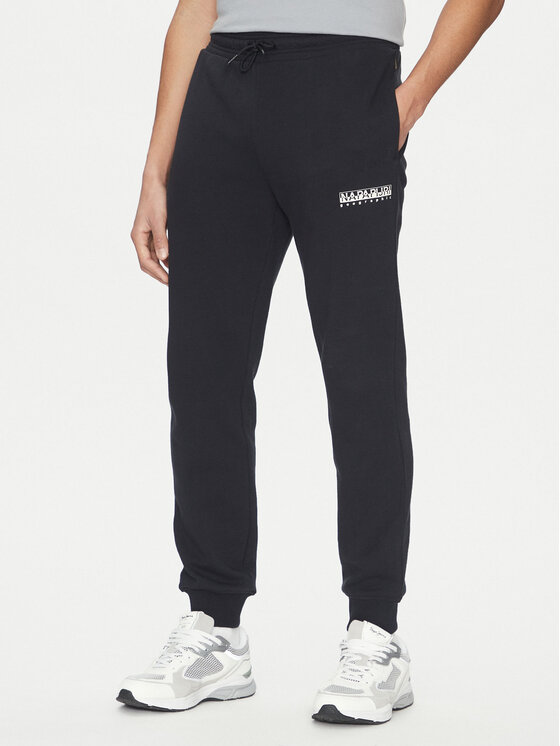 Napapijri Spodnie dresowe M-Gori NP0A4IDS Czarny Regular Fit
