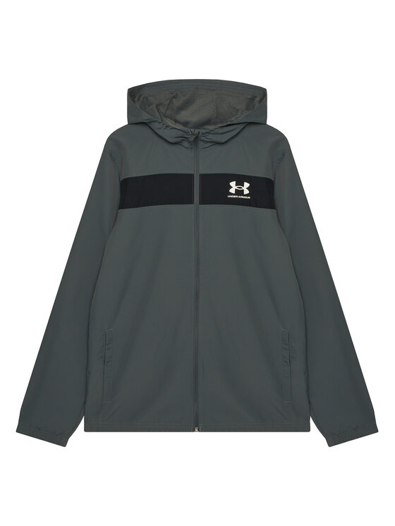 Under Armour Kurtka przejściowa UA SPORTSTYLE WINDBREAKER 1370183 Szary Regular Fit
