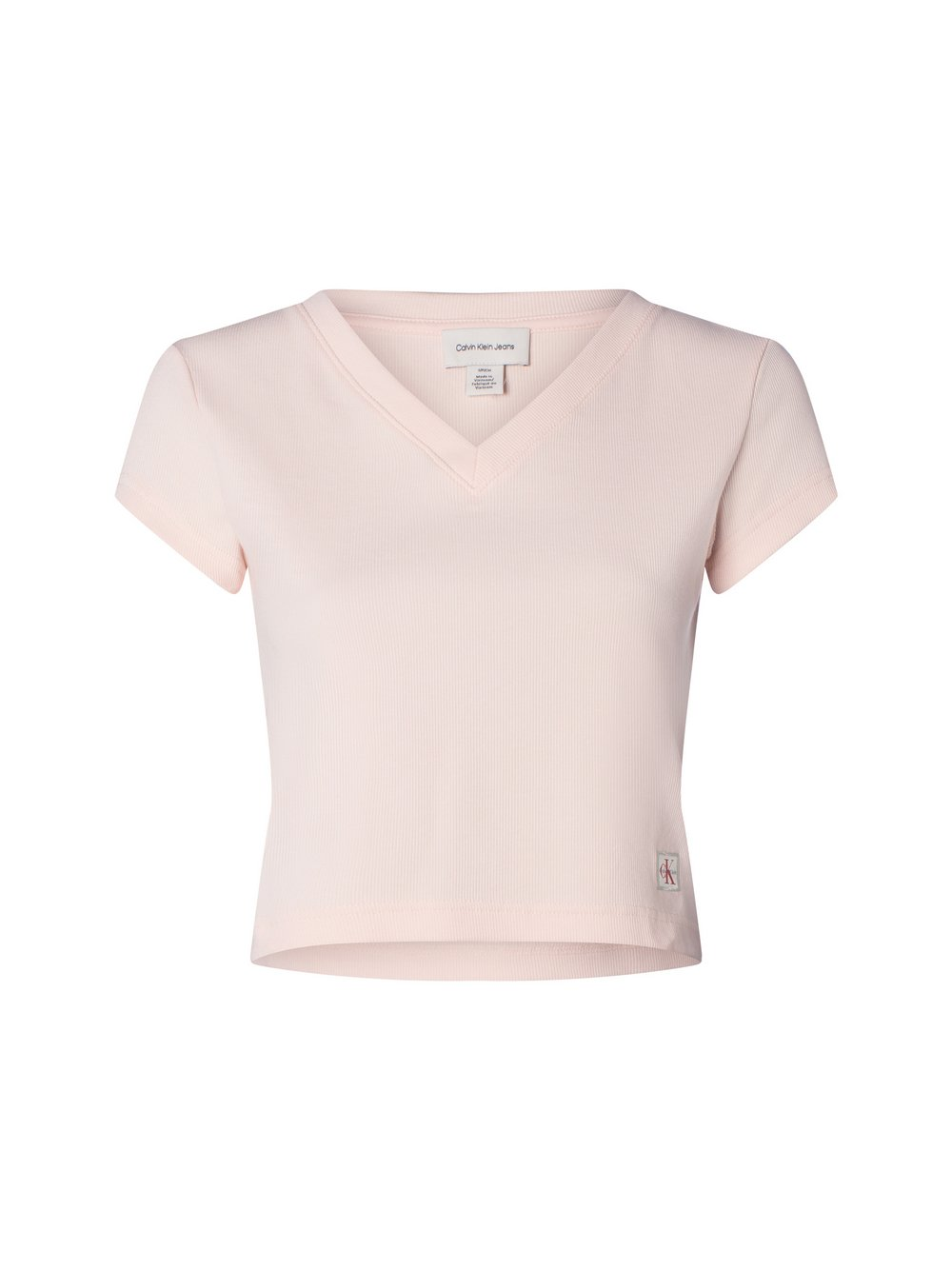 Calvin Klein Jeans Koszulka damska Kobiety Bawełna różowy, L