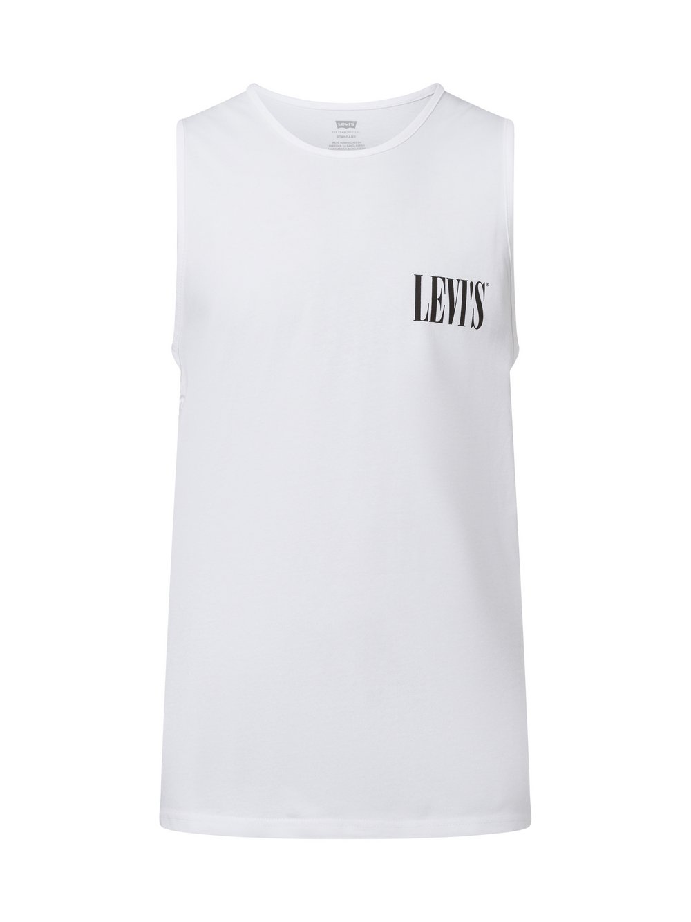 Levi's Tank top męski Mężczyźni Bawełna biały, M