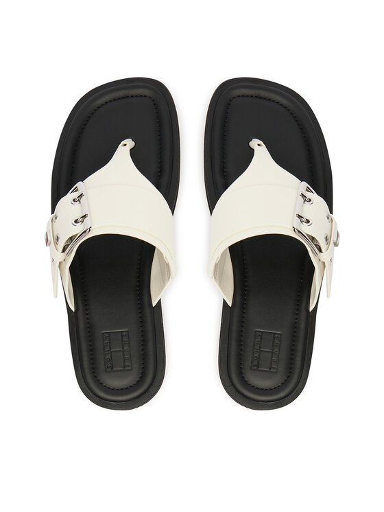 Tommy Jeans Japonki Tjw Buckle Sandal EN0EN02948 Biały
