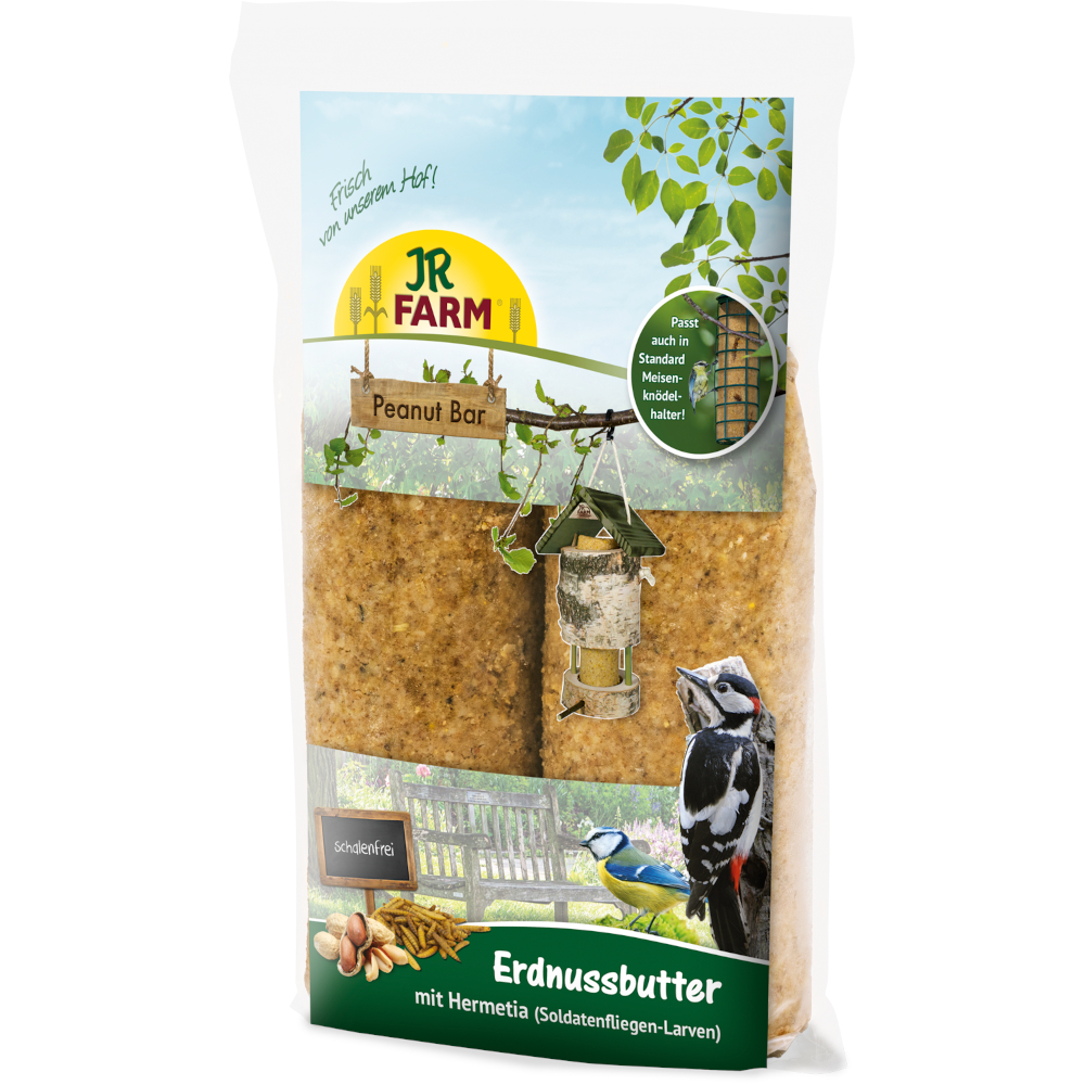 JR Garden Batonik z orzeszkami ziemnymi, wieża z wypełnieniem - Dodatkowe wypełnienie: 2 szt. po 700 g JR Garden batonik z masłem orzechowym i czarną muchą