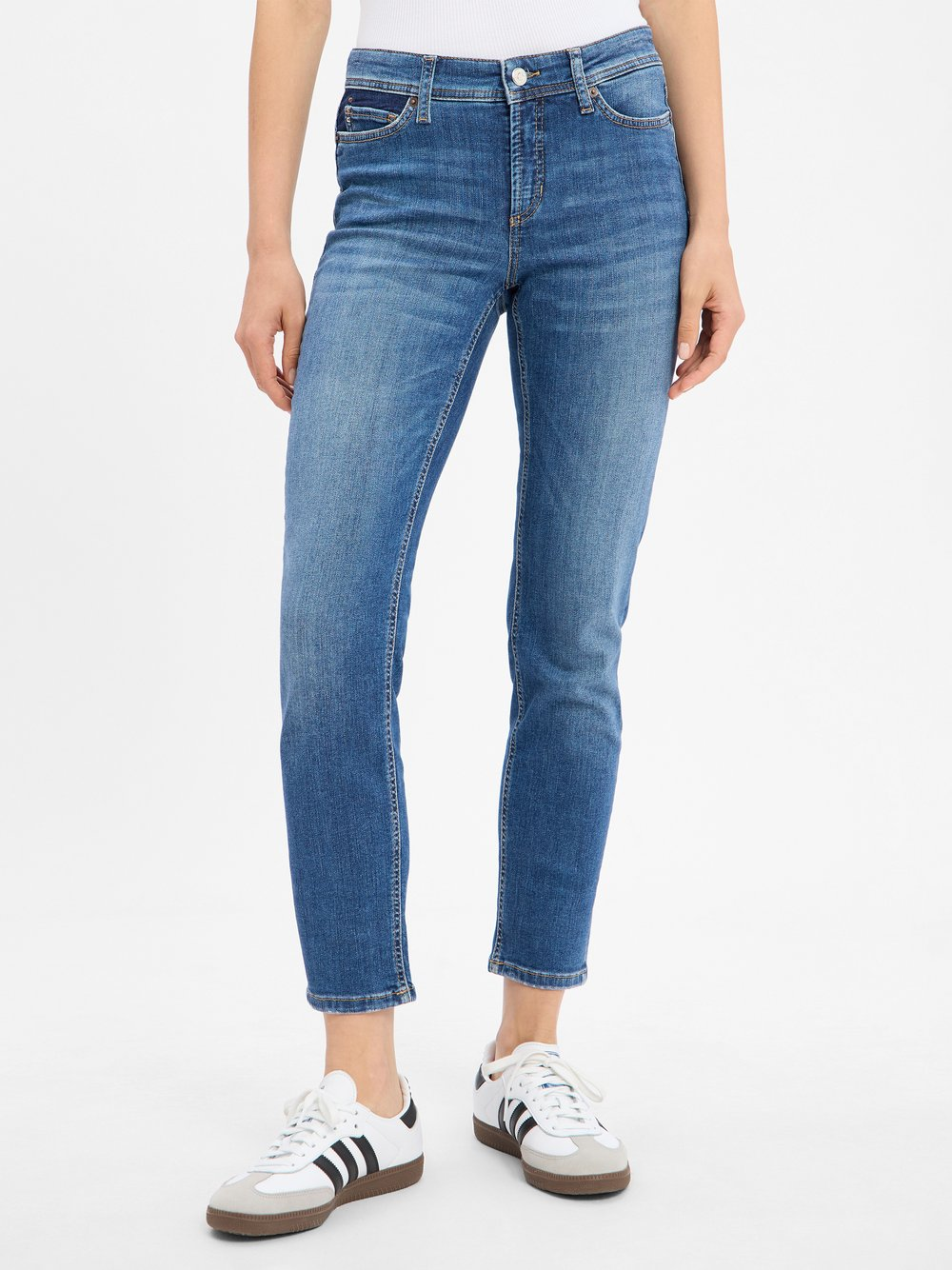Cambio Dżinsy slim fit - Piper Kobiety Bawełna niebieski, 36