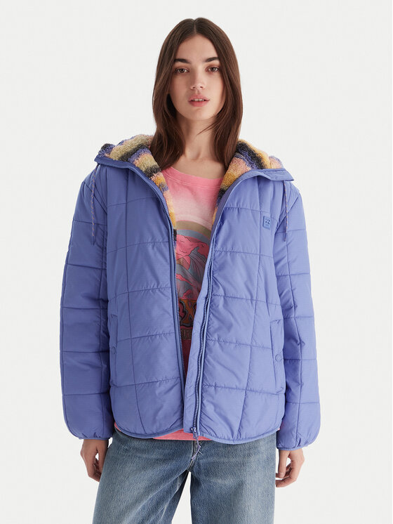 Billabong Kurtka przejściowa Happy Camper EBJJK00165 Niebieski Regular Fit