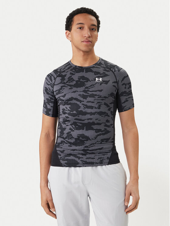 Under Armour Koszulka techniczna HeatGear® Printed 6009657 Czarny Slim Fit