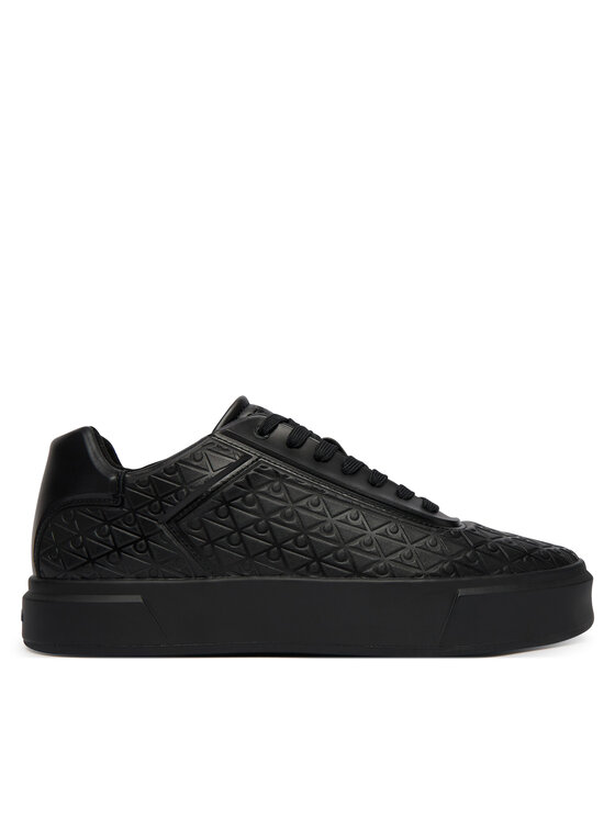 Calvin Klein Sneakersy Beasket Cup Oxf Lup Hf Aop Lth HM0HM02132 Czarny