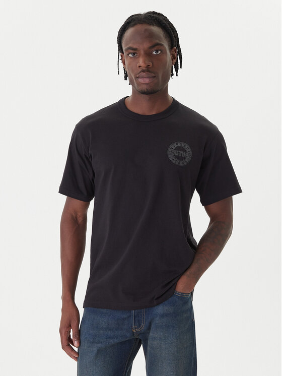 Versace Jeans Couture T-Shirt 79GAHT06 CJ00T Czarny Regular Fit