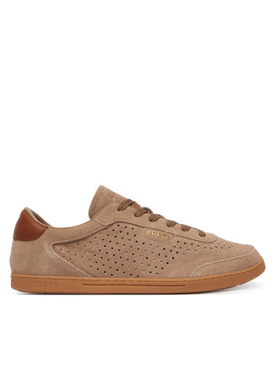 Guess Sneakersy FMJNIX SUE12 Brązowy jasny